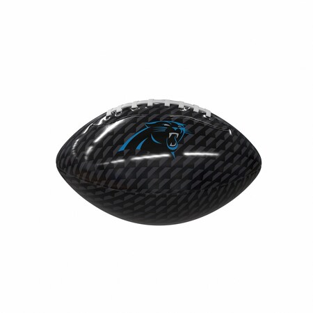Logo Brands Carolina Panthers Carbon Fiber Mini-Size Glossy Football 605-93MG-1